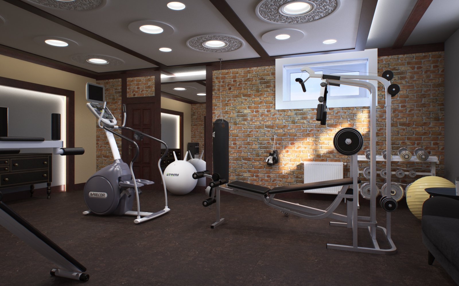 1 Gym Room Carpet Cleaning – Unfurnished